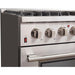 Forno 36″ Galiano Gas Burner / Electric Oven in Stainless Steel 6 Italian Burners, FFSGS6156-36 - ShopHubDepot