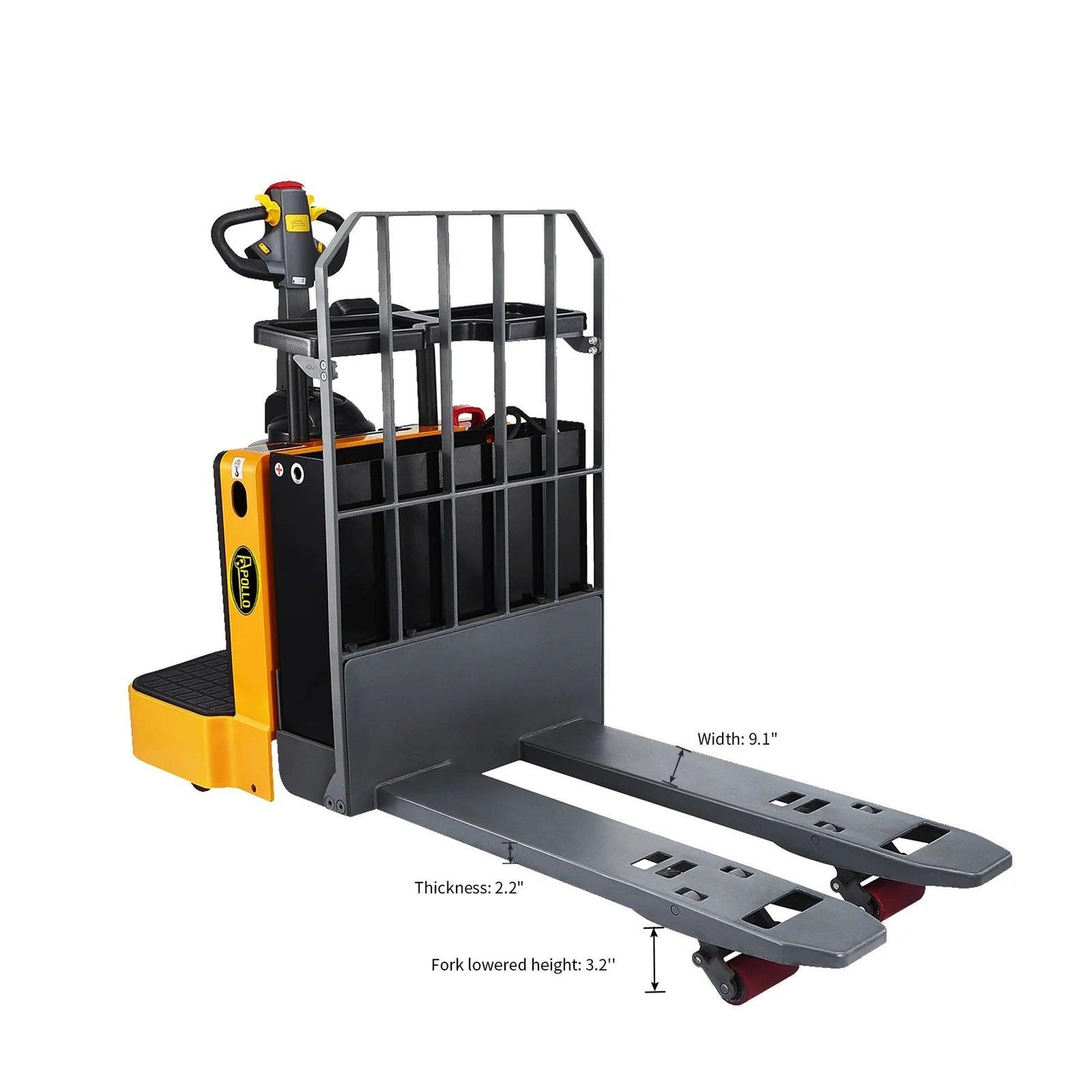 Apollolift Full Electric End Control Pallet Jack Pro 6600lbs. A-1026 - ShopHubDepot