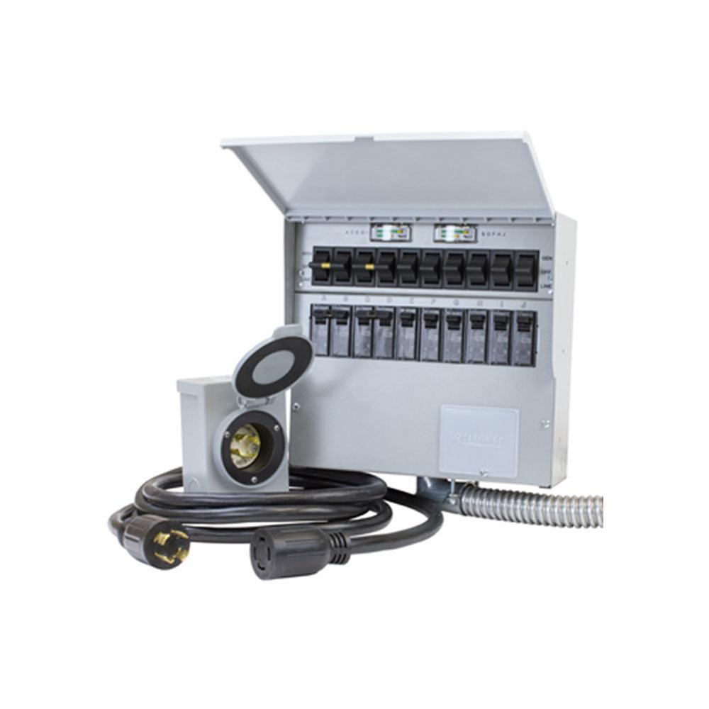 Reliance 310CRK 120/240-Volt 30-Amp 10-Circuit Pro/Tran 2 Transfer Switches - ShopHubDepot