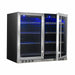 Kings Bottle 39'' Under Counter Wine And Beer Fridge Combo - KBU28LRX - ShopHubDepot