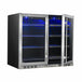 Kings Bottle 39'' Under Counter Wine And Beer Fridge Combo - KBU28LRX - ShopHubDepot