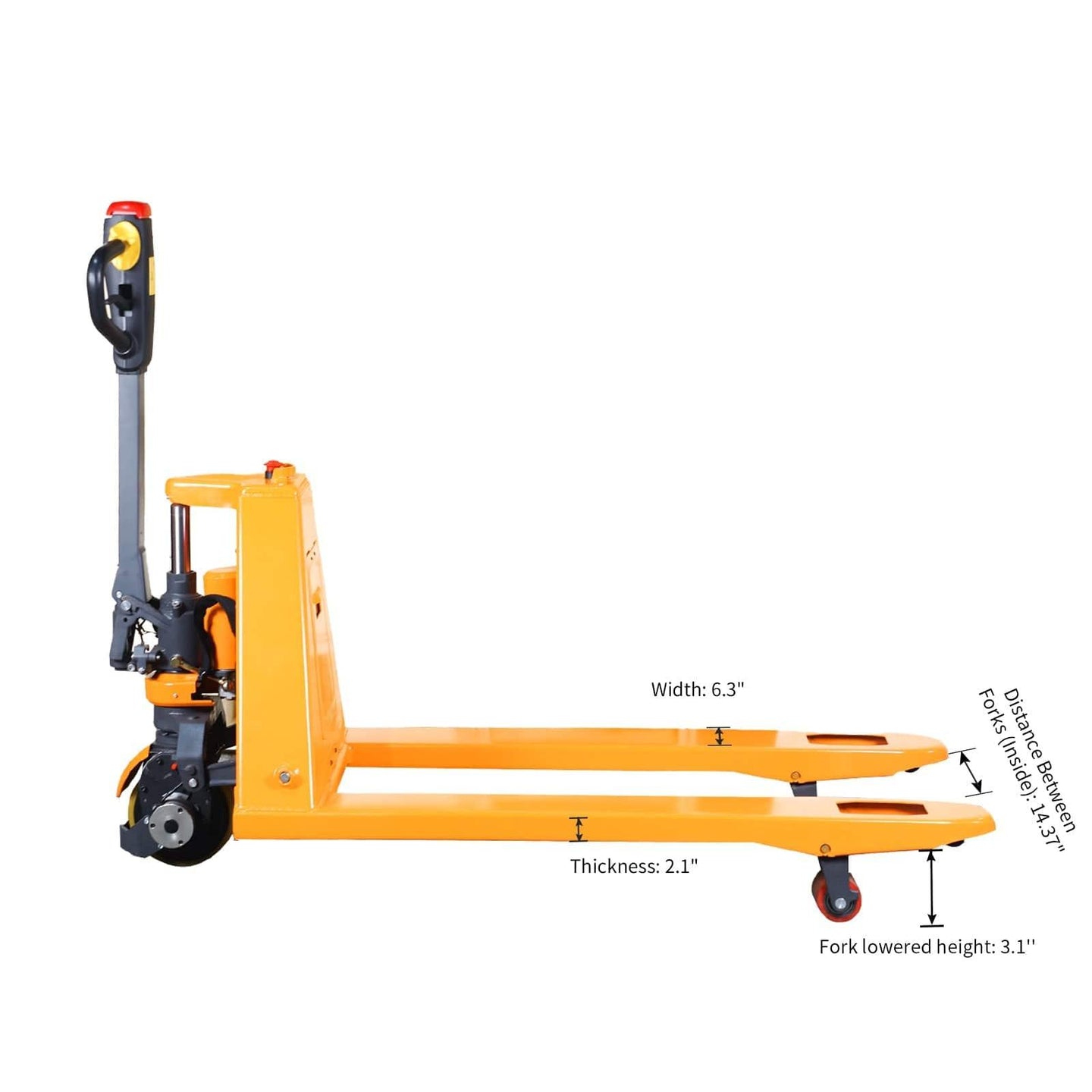 Apollolift Lithium Full Electric Pallet Jack Lithium Power Pallet Jack 3300lbs Hydraulic Pallet Truck - A-1034 - ShopHubDepot