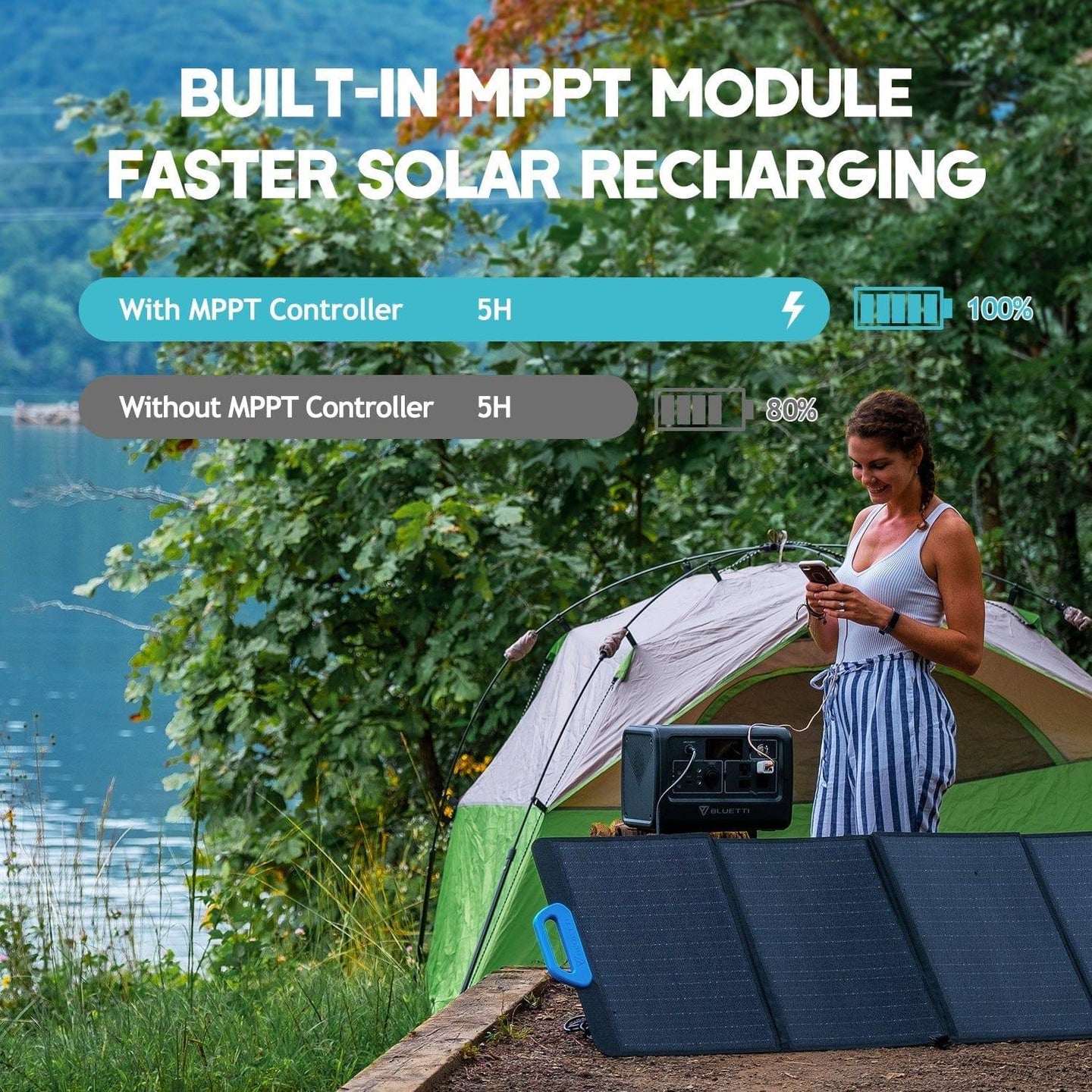 BLUETTI EB70S Portable Power Station | 800W 716Wh - ShopHubDepot