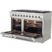 Forno Appliance Package - 48 Inch Gas Range, Range Hood, Refrigerator, Microwave Drawer, Dishwasher, Wine Cooler, AP-FFSGS6244-48-9 - ShopHubDepot