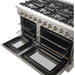 Forno Appliance Package - 48 Inch Gas Range, Wall Mount Range Hood, Refrigerator, Microwave Drawer, Dishwasher, AP-FFSGS6244-48-8 - ShopHubDepot
