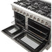 Forno Appliance Package - 48 Inch Gas Range, Wall Mount Range Hood, Refrigerator, Microwave Drawer, Dishwasher, AP-FFSGS6244-48-8 - ShopHubDepot