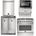 Forno Appliance Package - 36 Inch Dual Fuel Range, Wall Mount Range Hood, Refrigerator, Microwave Drawer, Dishwasher, AP-FFSGS6156-36-8 - ShopHubDepot