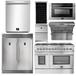 Forno Appliance Package - 48 Inch Dual Fuel Range, Range Hood, Refrigerator, Microwave Drawer, Dishwasher, Wine Cooler, AP-FFSGS6156-48-9 - ShopHubDepot