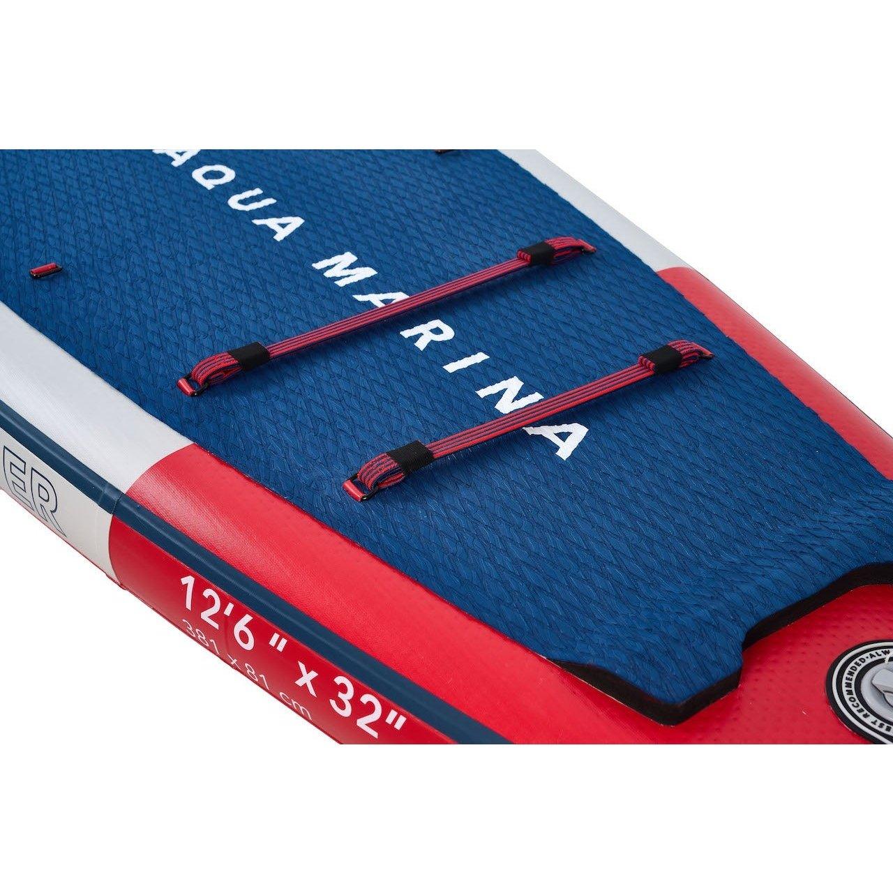Aqua Marina 12′ 6″ Hyper (Navy) - Touring iSUP, 3.81m/15cm, with coil leash - ShopHubDepot