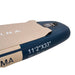 Aqua Marina 11’2″ Magma (Earth Wave) - Advanced All-around iSUP, 3.4m/15cm, with carbon/fiberglass hybrid PASTEL paddle and coil leash - ShopHubDepot