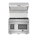 Forno Appliance Package - 48 Inch Dual Fuel Range, Range Hood, Refrigerator, Microwave Drawer, Dishwasher, Wine Cooler, AP-FFSGS6156-48-9 - ShopHubDepot