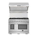 Forno Appliance Package - 48 Inch Dual Fuel Range, Range Hood, Refrigerator, Microwave Drawer, Dishwasher, Wine Cooler, AP-FFSGS6156-48-9 - ShopHubDepot