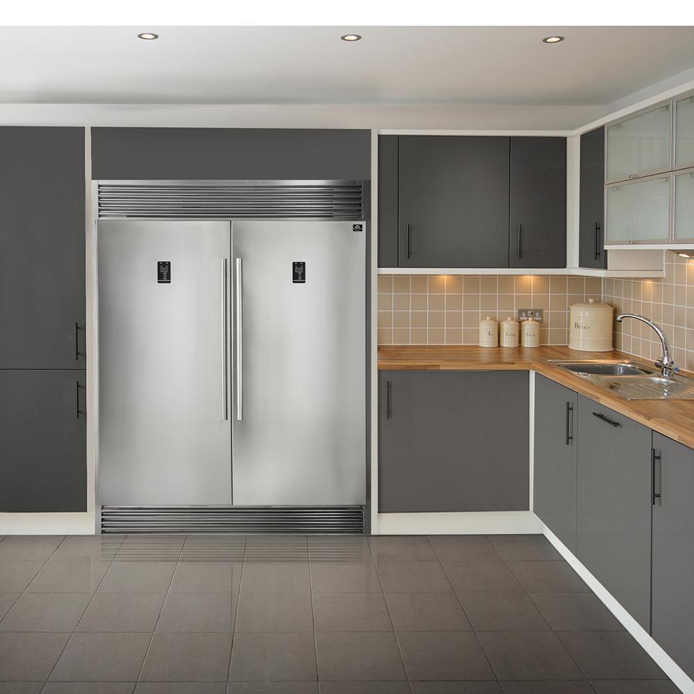Forno Appliance Package - 48 Inch Dual Fuel Range, Dishwasher, 60 Inch Refrigerator, AP-FFSGS6156-48-5 - ShopHubDepot