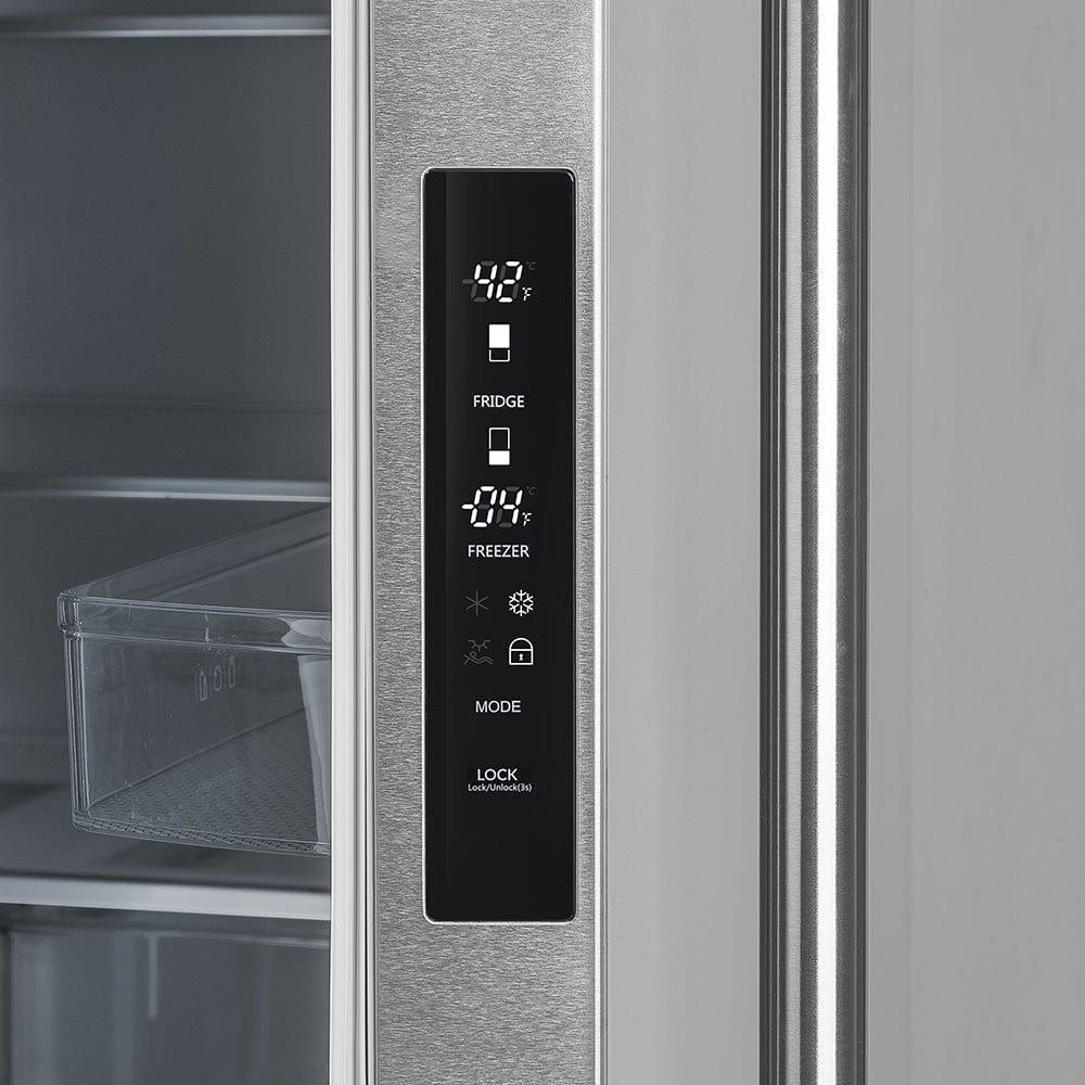 Forno 36 in. 19.3 cu.ft. French Door Refrigerator in Stainless Steel with Grill, FFRBI1820-40SG - ShopHubDepot
