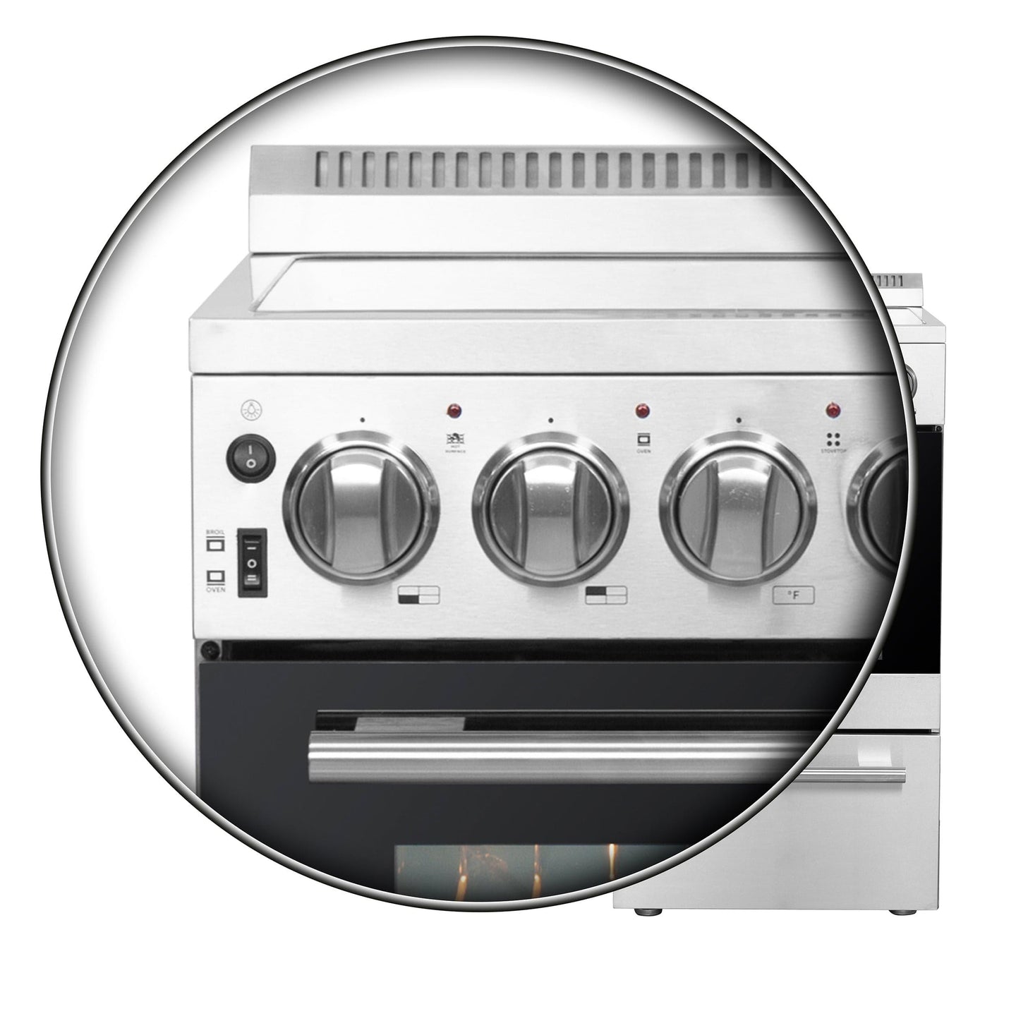 Forno 20″ Domiziano Electric Range • 4 Element Burners • FFSEL6052-20 - ShopHubDepot