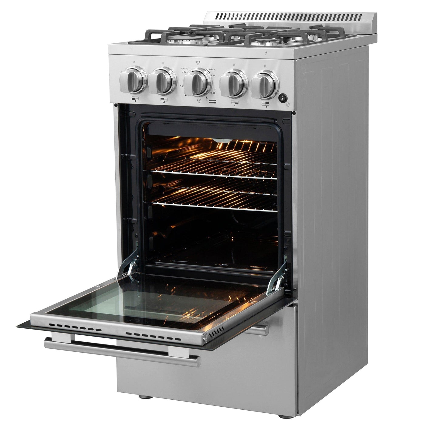 Forno 20″ Chioano Gas Range • 4 Sealed Burners • FFSGS6265-20 - ShopHubDepot