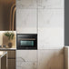 Forno Espresso 24" Built-In Microwave Oven in Black with Antique Brass Handles, FMWDR3093-24BLK - ShopHubDepot