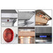 Forno Appliance Package - 36 Inch Dual Fuel Range, Wall Mount Range Hood, Refrigerator, Microwave Drawer, Dishwasher, AP-FFSGS6156-36-8 - ShopHubDepot