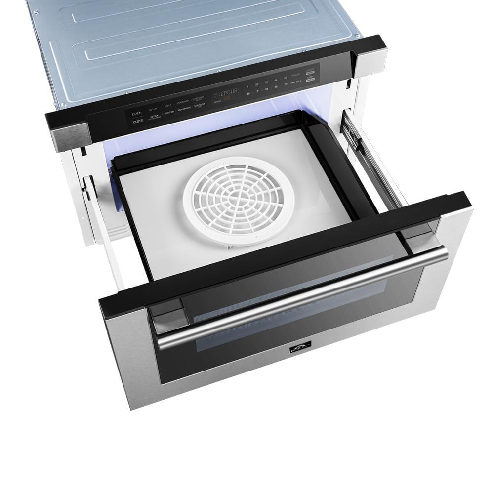 Forno Appliance Package - 48 Inch Gas Range, Wall Mount Range Hood, Refrigerator, Microwave Drawer, Dishwasher, AP-FFSGS6244-48-8 - ShopHubDepot