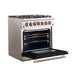 Forno 30 Inch Professional Freestanding Gas Range in Black, FFSGS6260-30BLK - ShopHubDepot