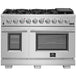 Forno Appliance Package - 48 Inch Pro Gas Range, Refrigerator, Microwave Drawer, Dishwasher, AP-FFSGS6260-48-7 - ShopHubDepot