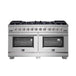 Forno 60 Inch Titanium Pro Series Capriasca Freestanding Gas Range, FFSGS6260-60 - ShopHubDepot