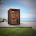 Golden Designs Narvik 2 Person Outdoor-Indoor Traditional Sauna - Canadian Red Cedar Interior - GDI-8202-01 - ShopHubDepot