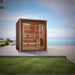 Golden Designs Drammen 3 Person Outdoor-Indoor Traditional Sauna - Canadian Red Cedar Interior - GDI-8203-01 - ShopHubDepot