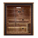 Golden Designs Drammen 3 Person Outdoor-Indoor Traditional Sauna - Canadian Red Cedar Interior - GDI-8203-01 - ShopHubDepot