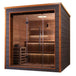 Golden Designs Bergen 6 Person Outdoor-Indoor Traditional Sauna - Canadian Red Cedar Interior - GDI-8206-01 - ShopHubDepot