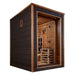 Golden Designs Nora 2 Person Outdoor-Indoor PureTech™ Hybrid Full Spectrum Sauna - Canadian Red Cedar Interior GDI-8222-01 - ShopHubDepot