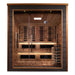 Golden Designs Karlstad 6 Person Outdoor-Indoor PureTech™ Hybrid Full Spectrum Sauna - Canadian Red Cedar Interior - GDI-8226-01 - ShopHubDepot