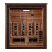 Golden Designs Visby 3 Person Outdoor-Indoor PureTech™ Hybrid Full Spectrum Sauna - Canadian Red Cedar Interior GDI-8223-01 - ShopHubDepot