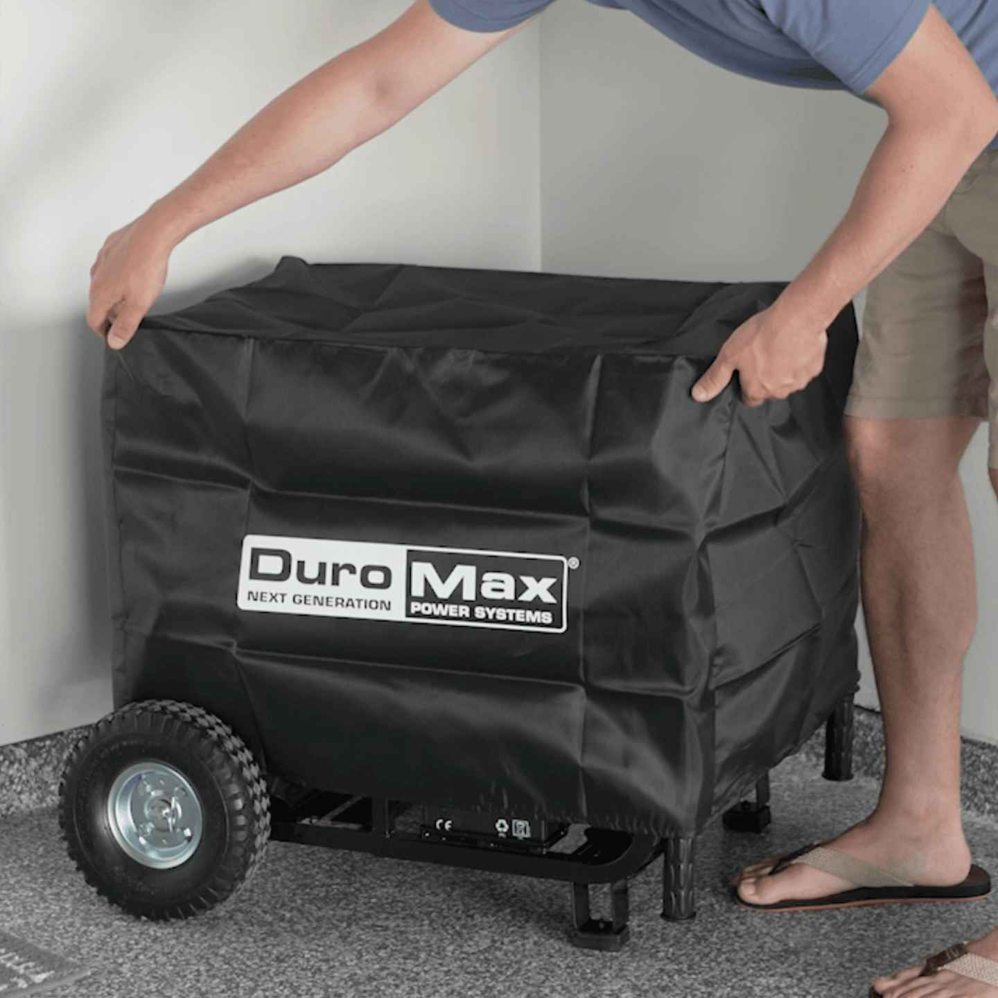 DuroMax XPLGC Large Weather Resistant Dust Guard Portable Generator Cover - ShopHubDepot