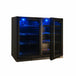 Kings Bottle 39'' Under Counter Wine And Beer Fridge Combo - KBU28LRX - ShopHubDepot