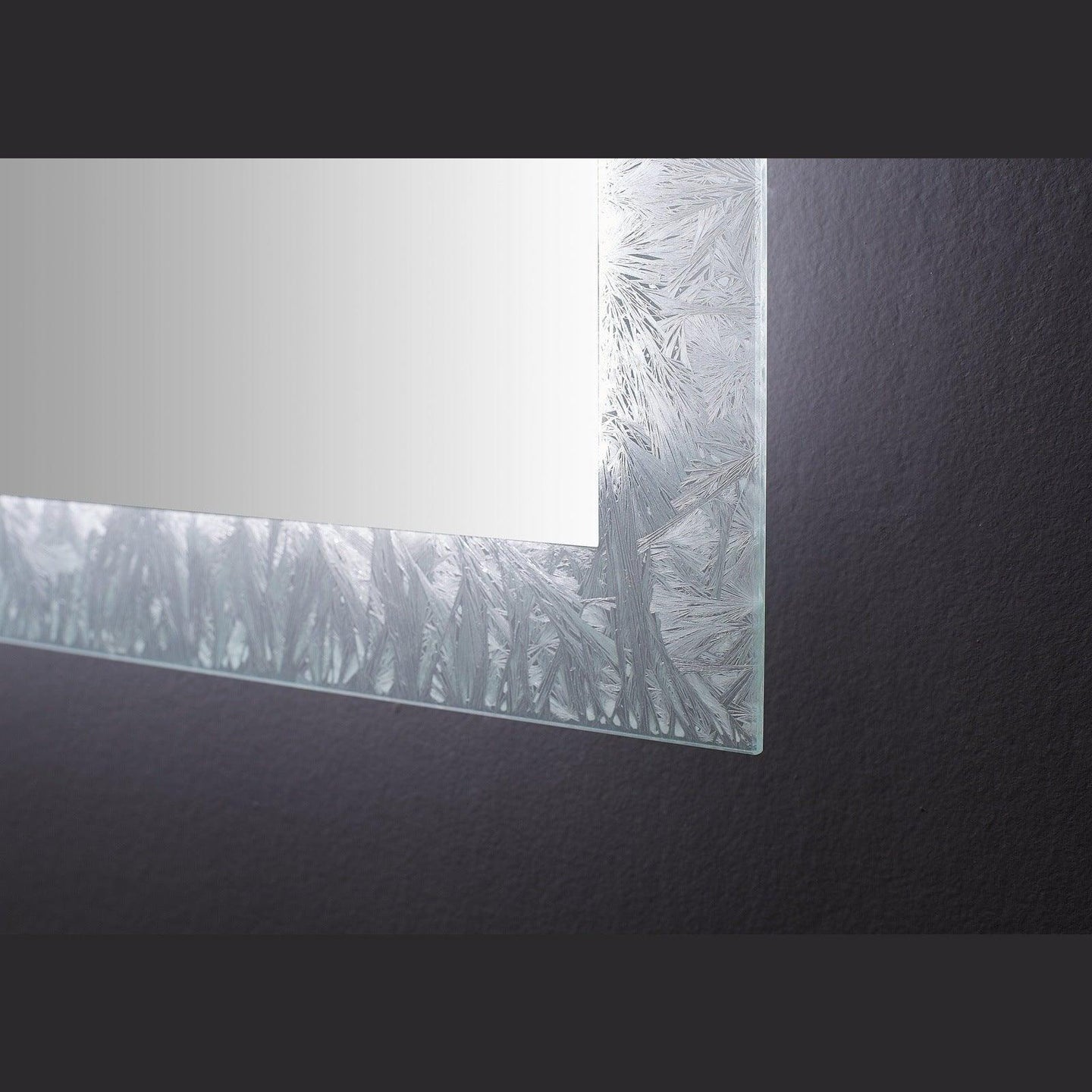 Ancerre Frysta LED Frameless Rectangular Mirror Lighted Bathroom Vanity with Dimmer and Defogger - LEDM-FRYSTA-24 - ShopHubDepot