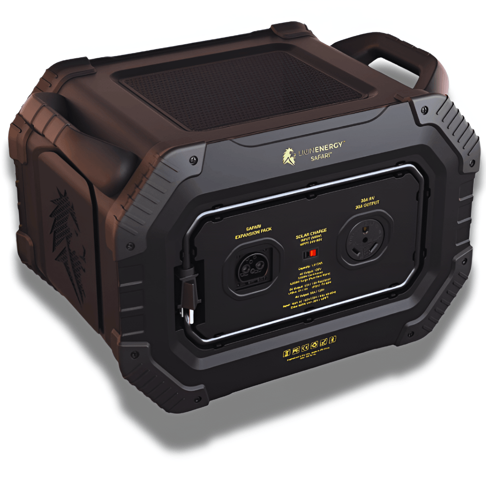 Lion Energy Safari Power Generator - 3,000W, 1612Wh LiFePO4 - ShopHubDepot