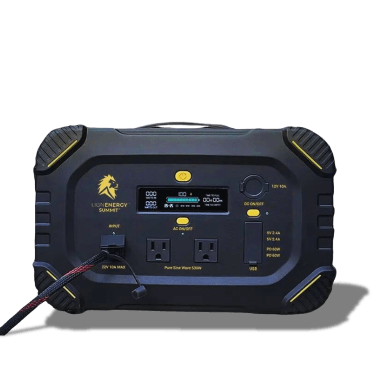 Lion Energy Summit - 530W/665Wh LifePO4 Power Generator - ShopHubDepot