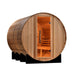 Golden Designs "Marstrand" 6 Person Barrel Traditional Steam Sauna - Canadian Red Cedar - GDI-SJ-2006-CED - ShopHubDepot