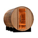 Golden Designs "Marstrand" 6 Person Barrel Traditional Steam Sauna - Canadian Red Cedar - GDI-SJ-2006-CED - ShopHubDepot