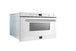 Forno Espresso Capoliveri 24-Inch Microwave Drawer in White with Stainless Steel Handle (FMWDR3000-24WHT) - ShopHubDepot