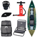 Aqua Marina 13’1 Caliber Angling Kayak 1/2-person. DWF Deck. Foldable fishing seat x1, Cup holder. (paddle excluded) - ShopHubDepot