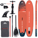 Aqua Marina 12’0″ Monster (Sky Glider) - All-around iSUP, 3.66m/15cm, with aluminum SPORTS III paddle and safety leash - ShopHubDepot