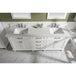 Legion Furniture WLF2280-W 80 Inch White Double Single Sink Vanity Cabinet with Carrara White Quartz Top - ShopHubDepot