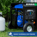 DuroMax 13,000 Watt Portable Dual Fuel Gas Propane Generator - XP13000EH - ShopHubDepot