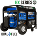 DuroMax 13,000 Watt Portable Dual Fuel Gas Propane CO Alert Generator - XP13000HX - ShopHubDepot