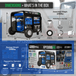 DuroMax 13,000 Watt Portable Dual Fuel Gas Propane CO Alert Generator - XP13000HX - ShopHubDepot