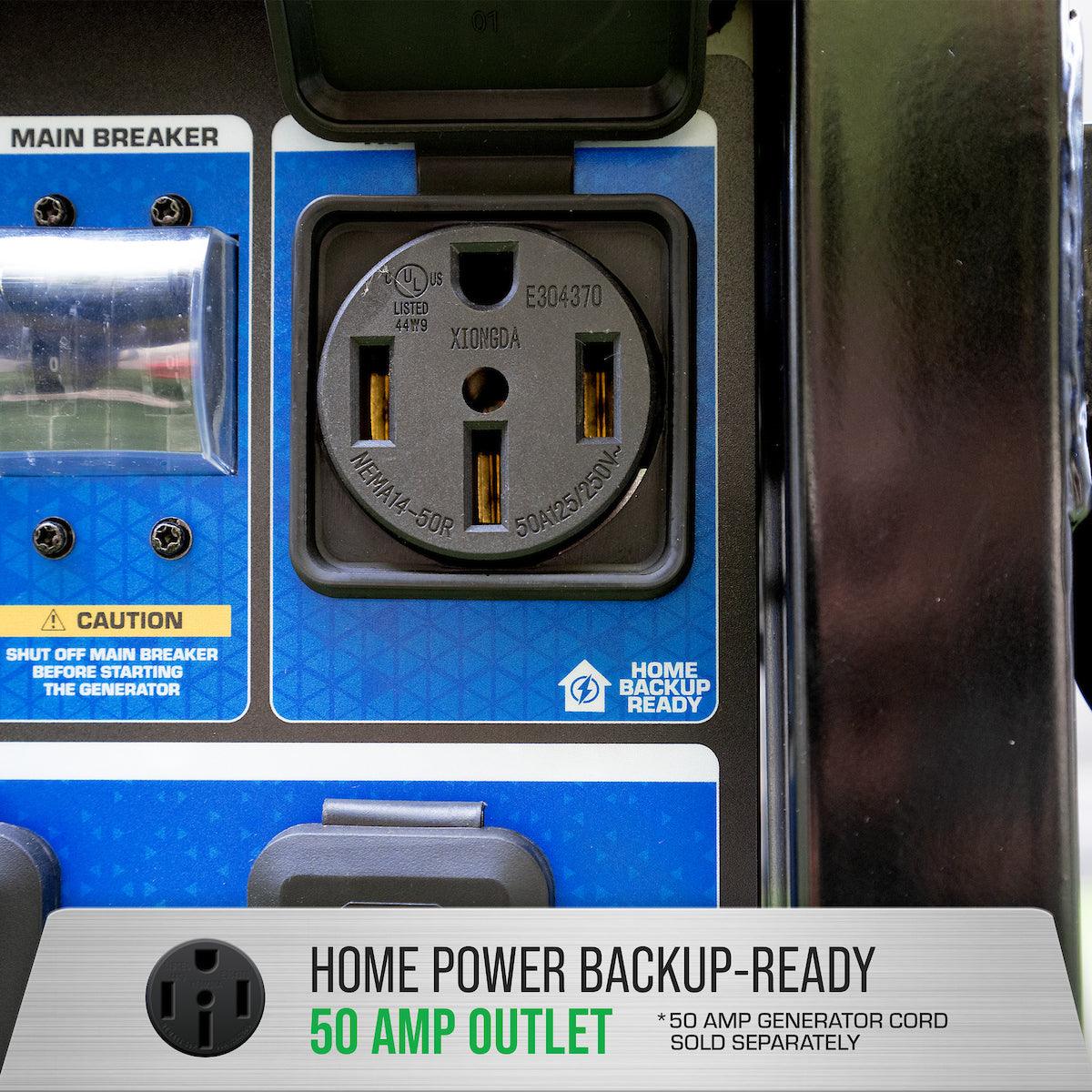 DuroMax XP15000HX 15,000 Watt Electric Start Dual Fuel Portable Generator - ShopHubDepot