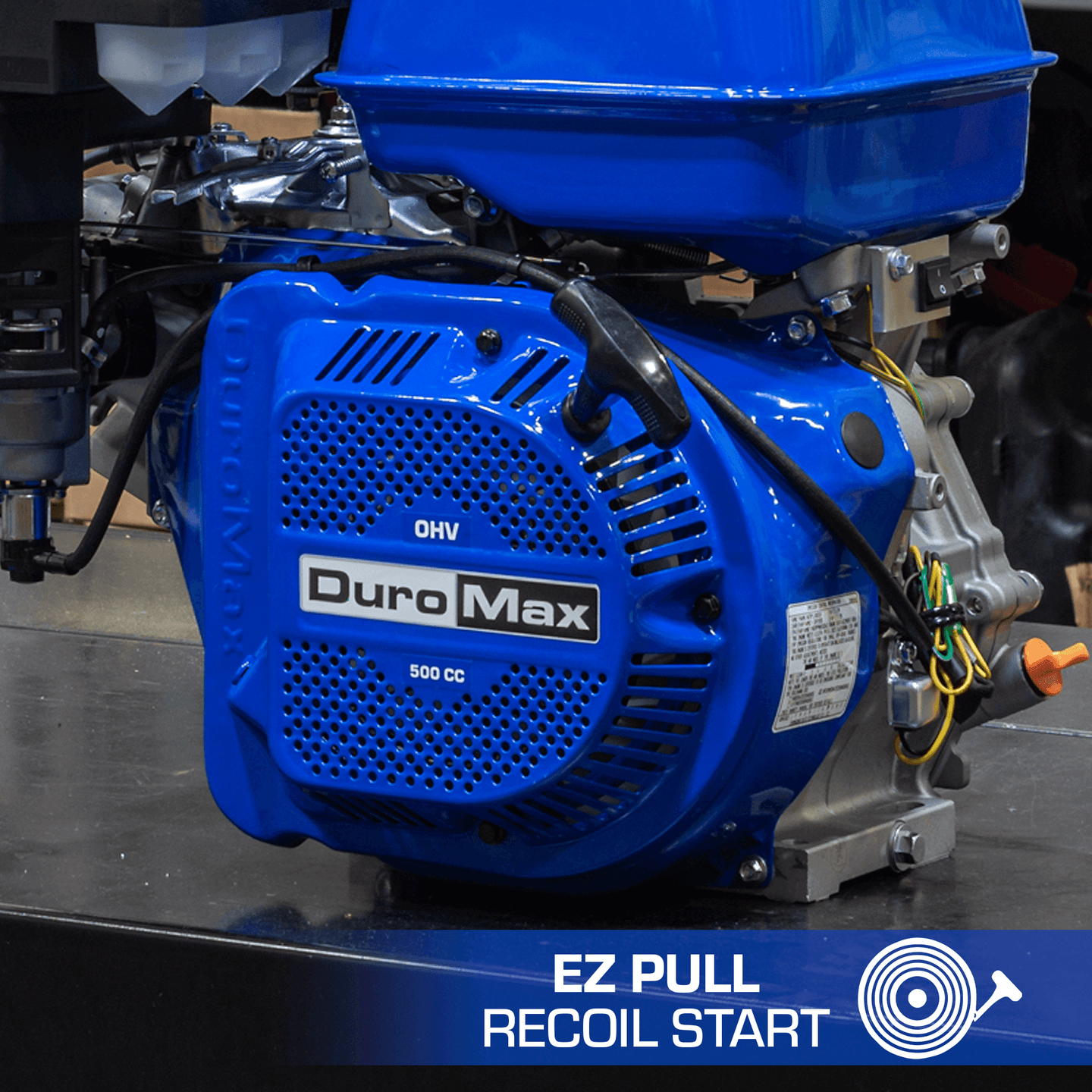 DuroMax XP20HP 500cc 1-Inch Shaft Recoil Start Gasoline Engine - ShopHubDepot