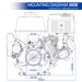 DuroMax XP20HP 500cc 1-Inch Shaft Recoil Start Gasoline Engine - ShopHubDepot